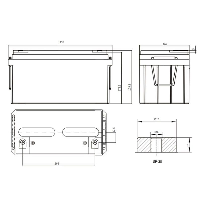 Аккумулятор Sacred Sun SP12-80